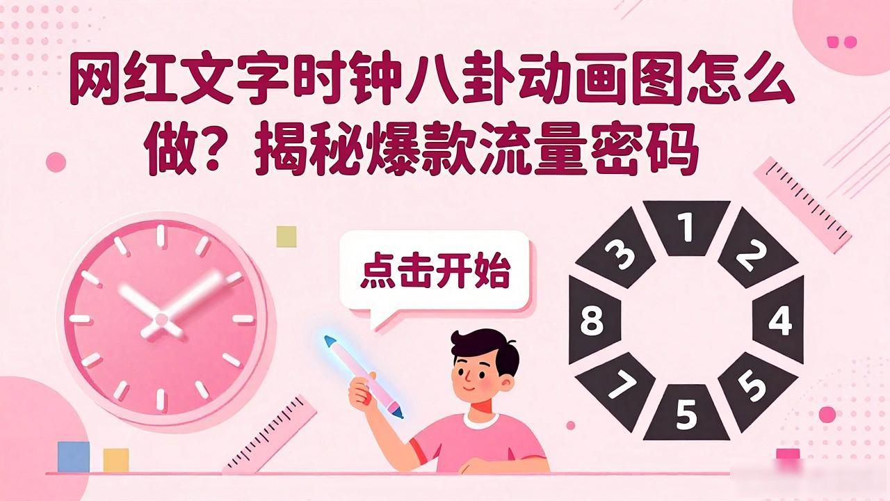 八卦时钟有意义吗_网红文字时钟八卦动画图-_八卦时钟动态壁纸